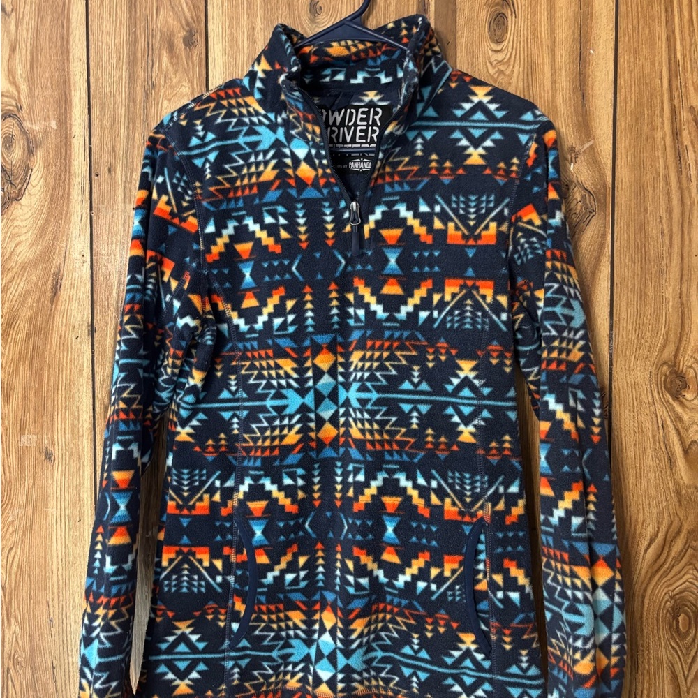 Powder River Aztec Fleece Pullover